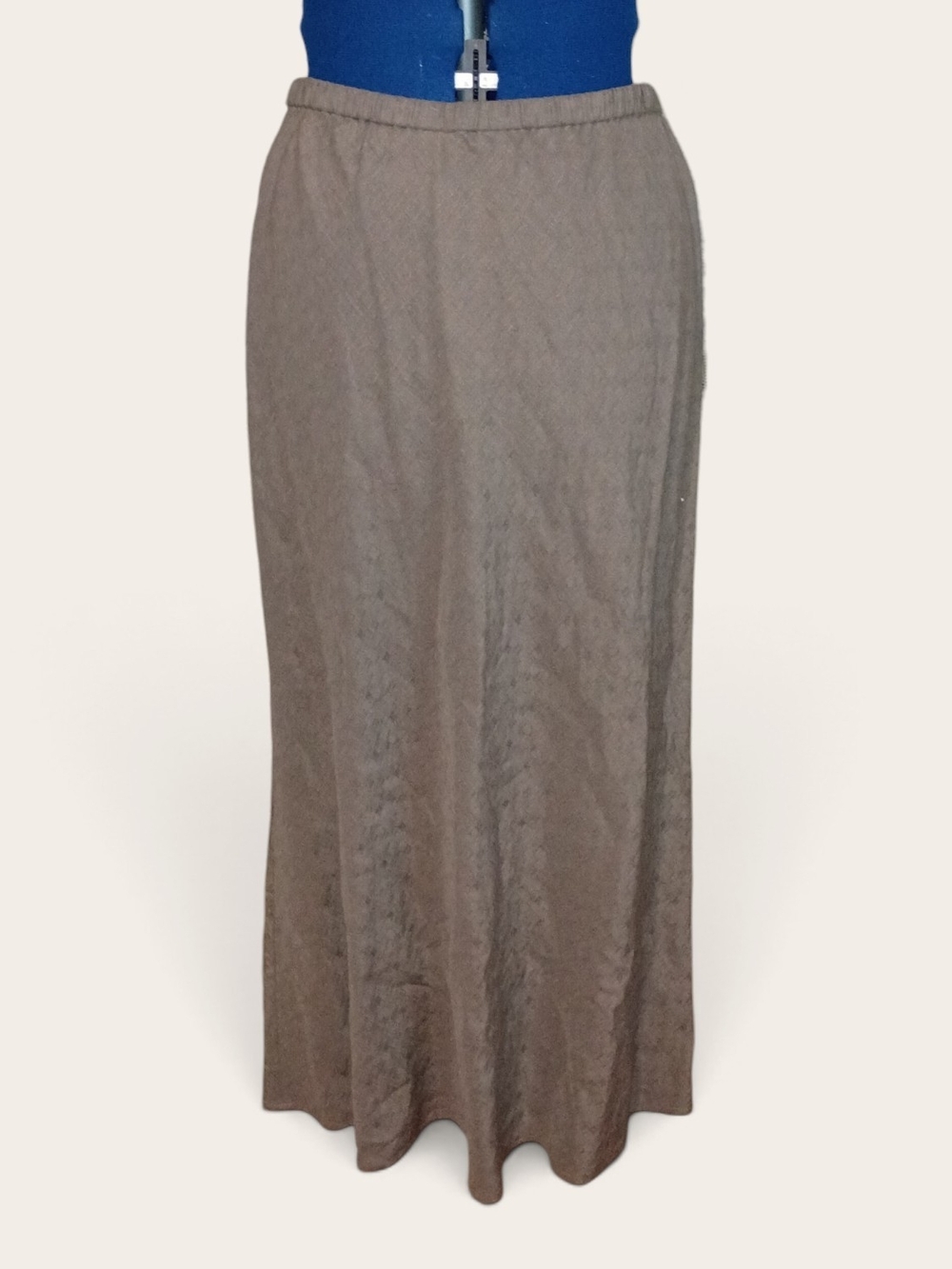Eileen Fisher Taupe Brown Maxi Skirt